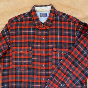 50s Pendleton Shirt 100% Virgin Wool image 7