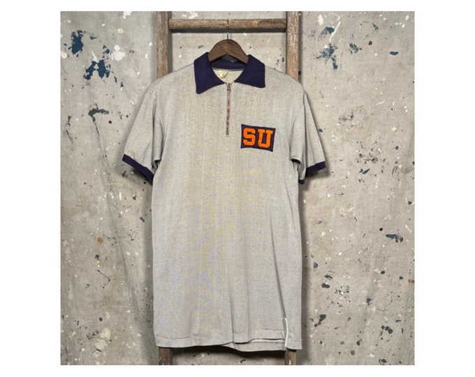 Syracuse '60s Champion Quarter Zip Jersey