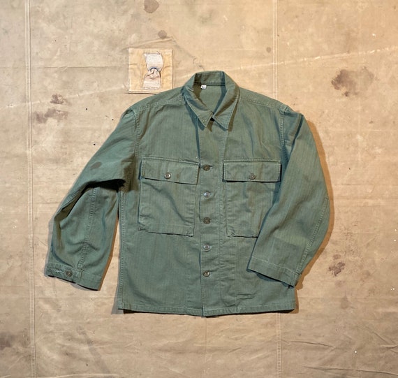 1940s M-43 HBT Shirt US Army Deadstock - image 2