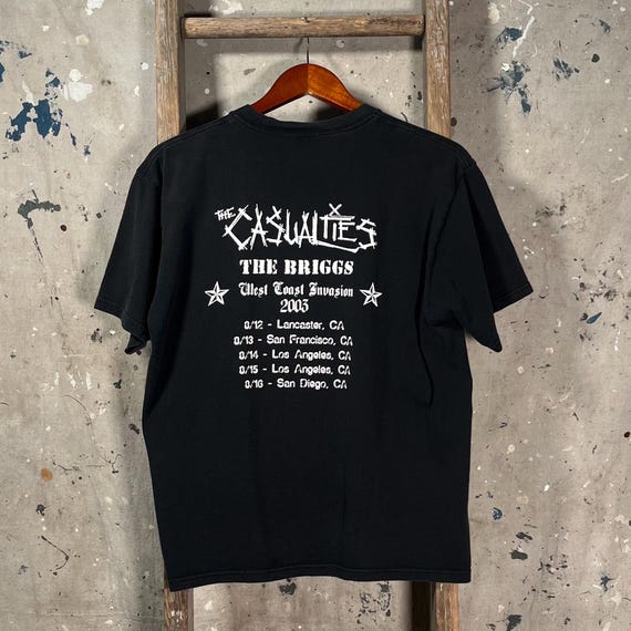 The Casualties 2003 West Coast Tour T-Shirt View 3