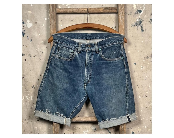 Big E 1950's Levi's Denim Cut Off Shorts