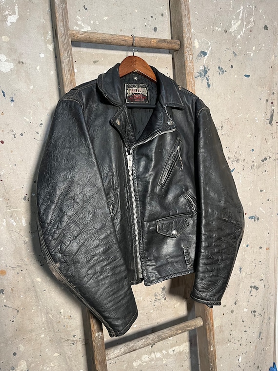 Schott Perfecto 1950s Steerhide Leather Jacket 613 - image 10