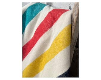 1930's Hudson Bay Stripe Blanket