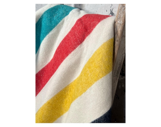 1930's Hudson Bay Stripe Blanket
