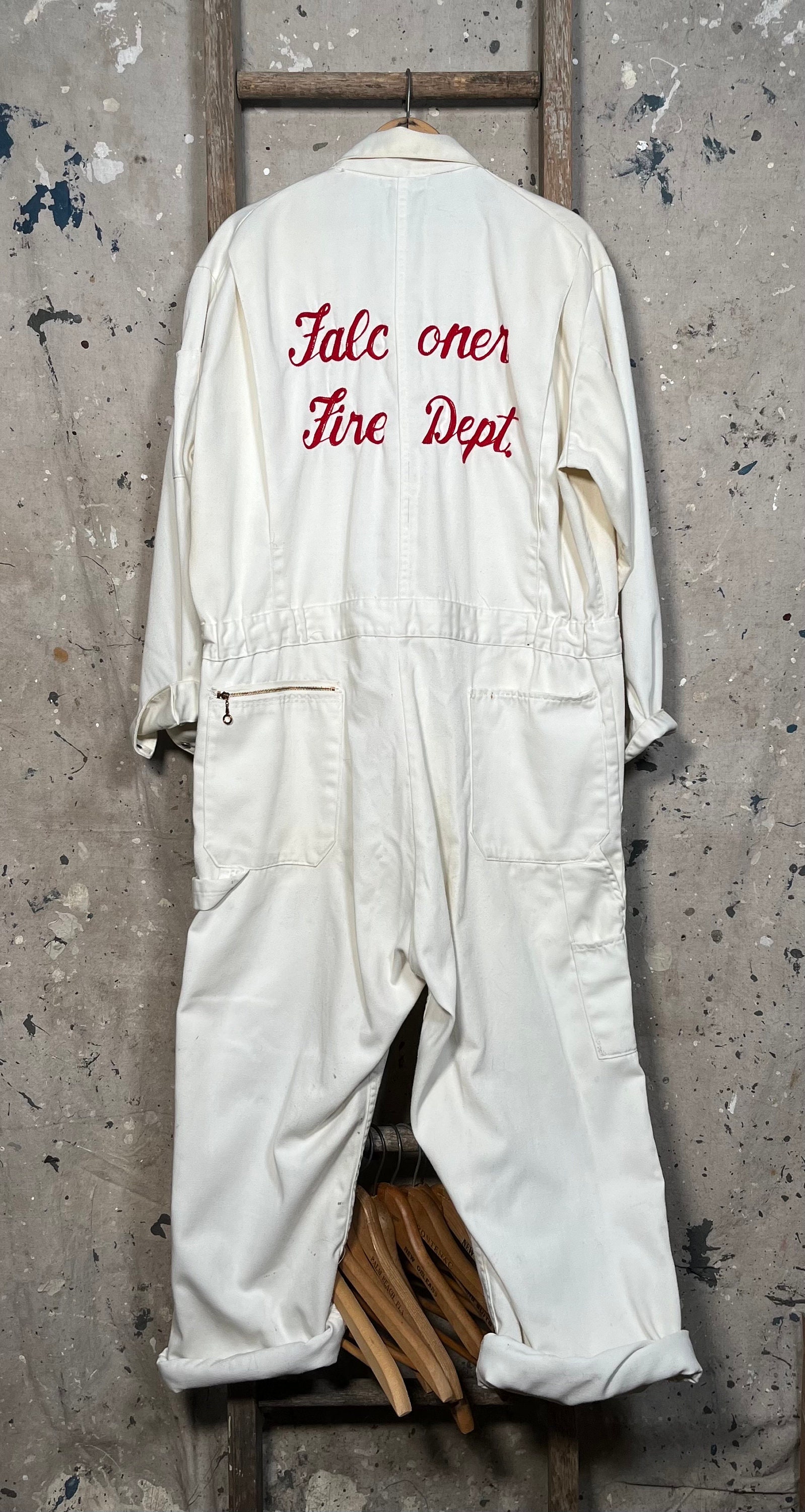 Chain Stitch '60s Dickies Coveralls Fire Dept. - Etsy