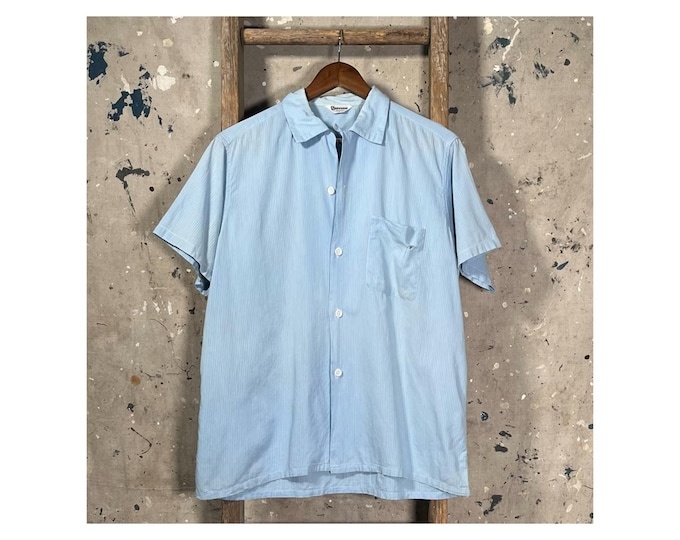 1950s Loop Collar Summer Shirt