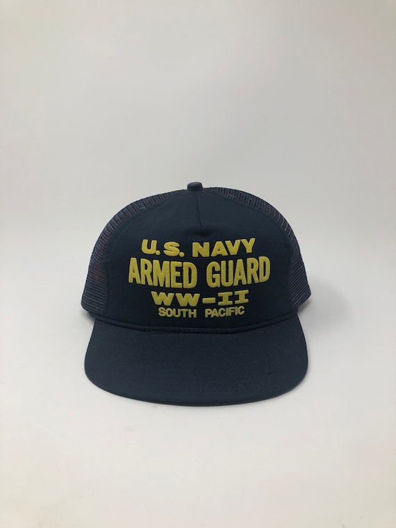 80s US Navy WWII Veteran trucker hat