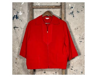 1950s / 60s Corduroy Shirt Jacket Easi Form