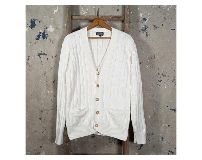 Cable Knit Cardigan Sweater