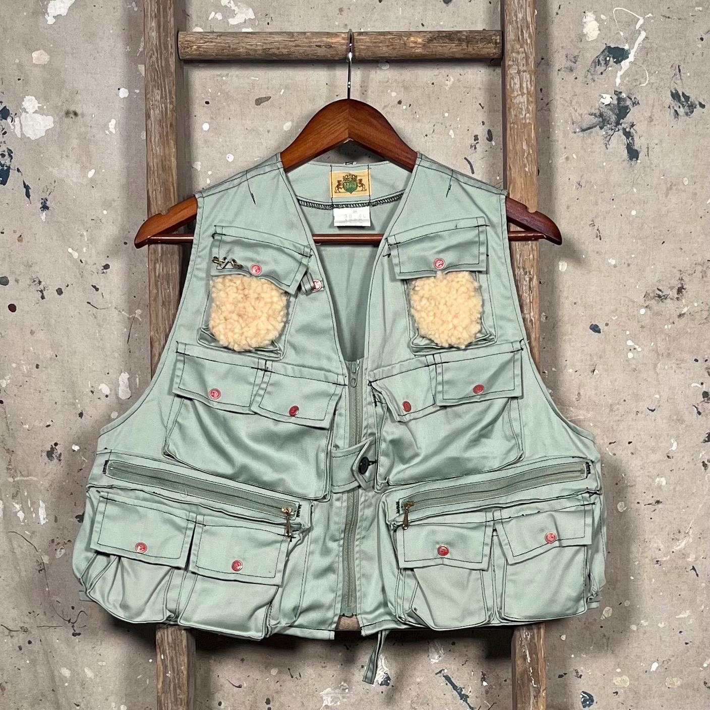 Mint '60s Fishing Vest by Ideal - Etsy