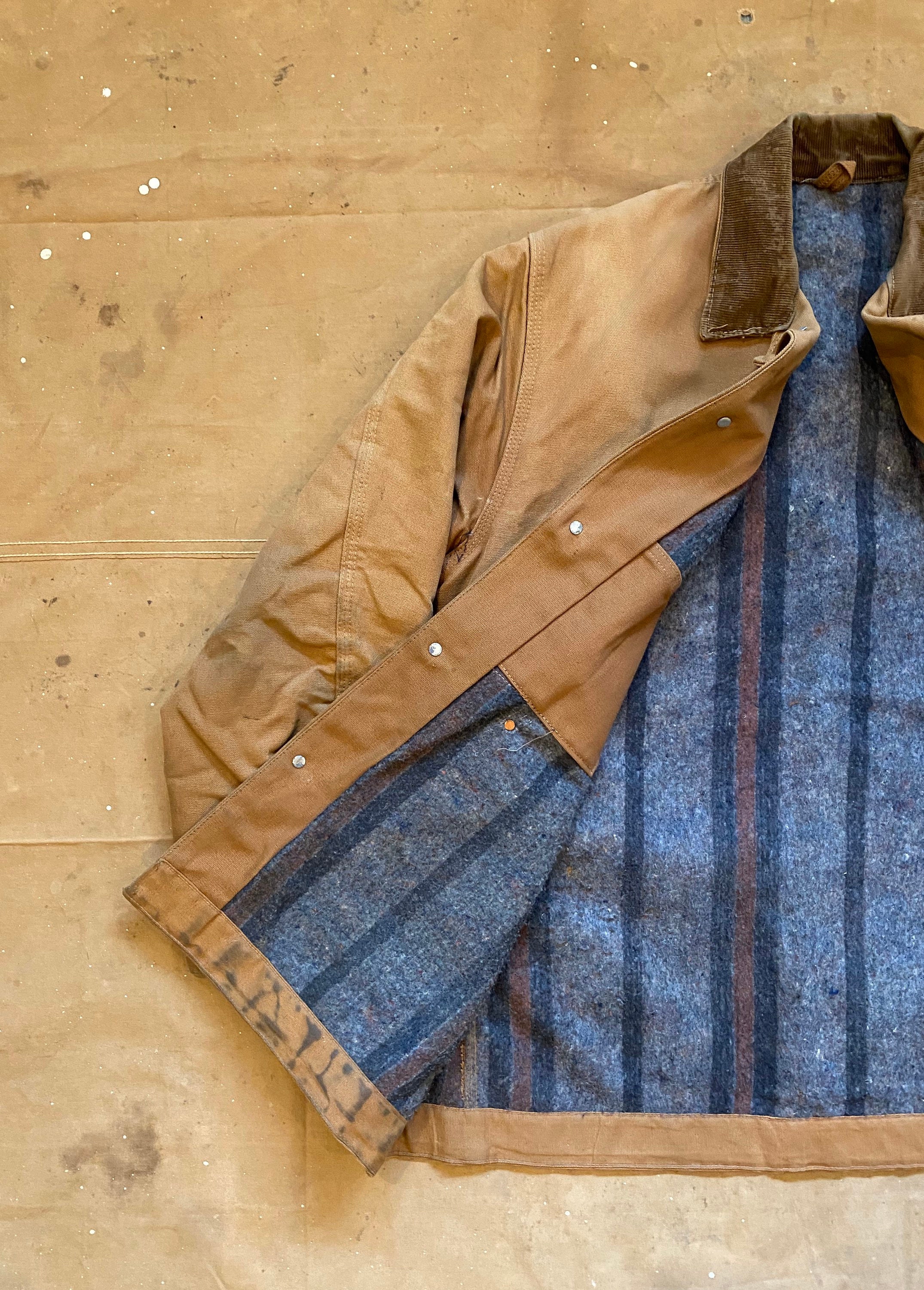 70s Carhartt Chore Coat Blanket Lined 70s Carhartt Chore Coat Blanket Lined