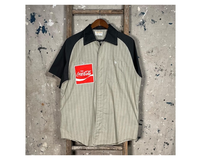 Coca Cola '70s Delivery Button Down Shirt