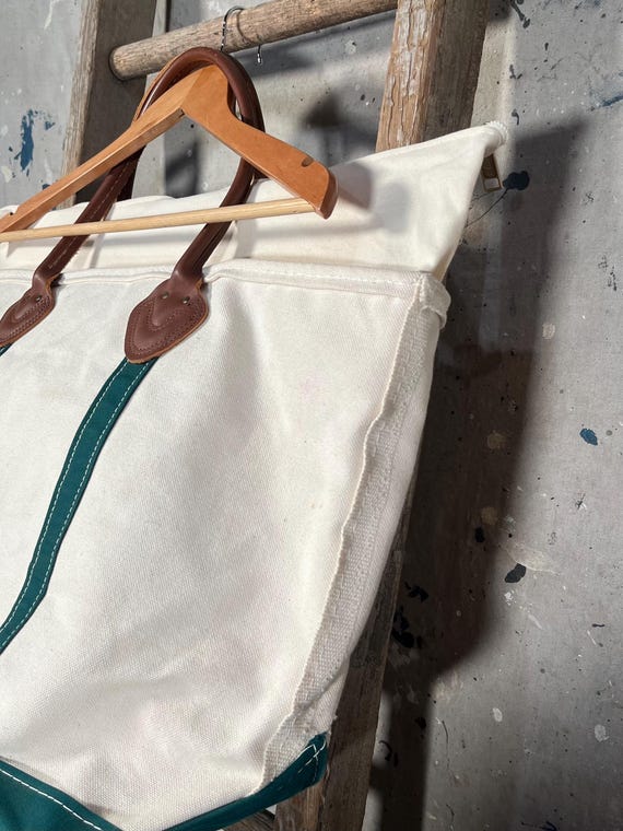LL Bean '90s Boat and Tote Leather Handle - Etsy