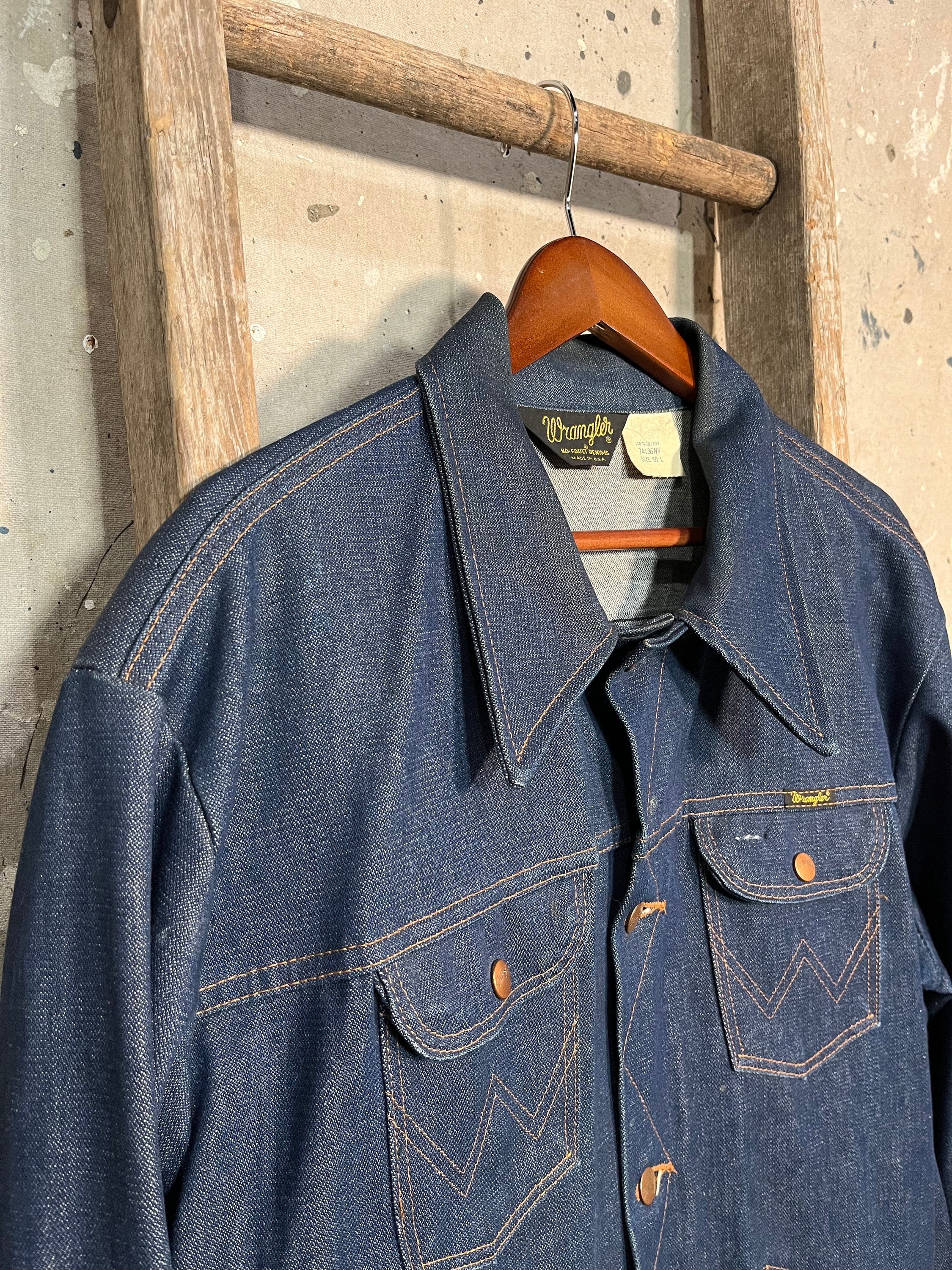 1970s Wrangler Denim Jacket Selvedge Deadstock 1970s Wrangler Denim Jacket Selvedge Deadstock