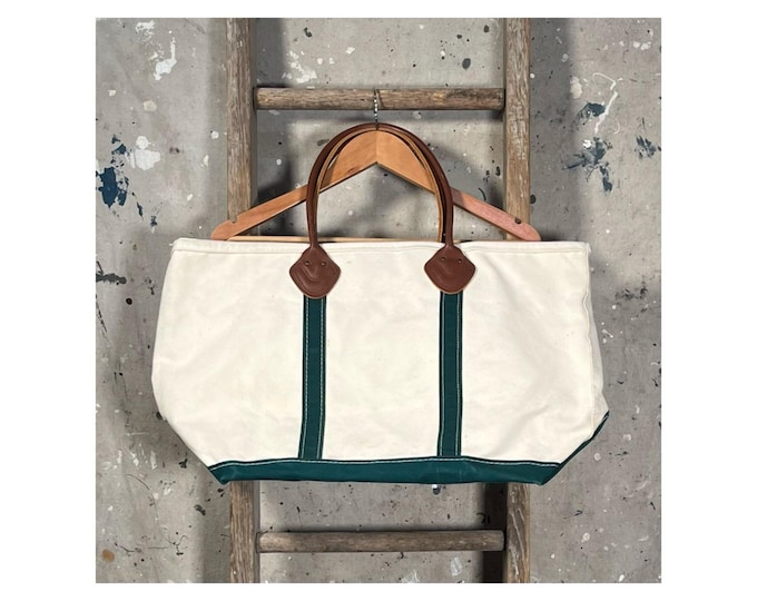LL Bean ‘90s Boat and Tote Leather Handle