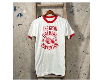 Firemen's Convention '70s Ringer Tee *Deadstock