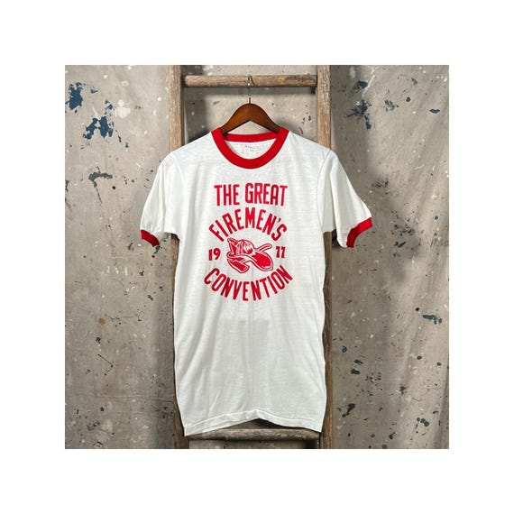 Firemen's Convention '70s Ringer Tee *Deadstock