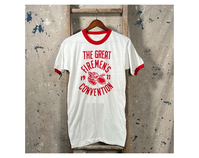 Firemen's Convention '70s Ringer Tee *Deadstock