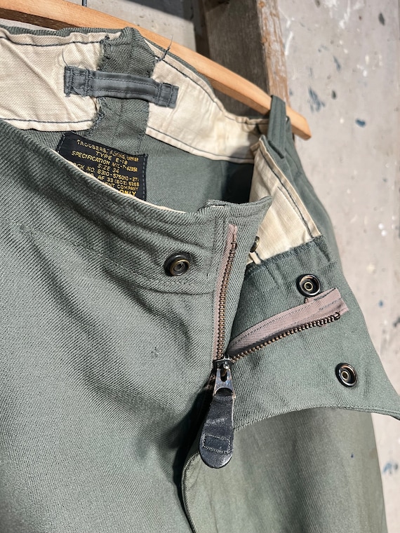 1940s / 50s AF Flying Trousers E-18 Cinch Back - Etsy