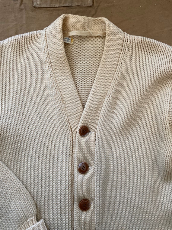 Early '40s Cardigan Knit Sweater Wool - image 7