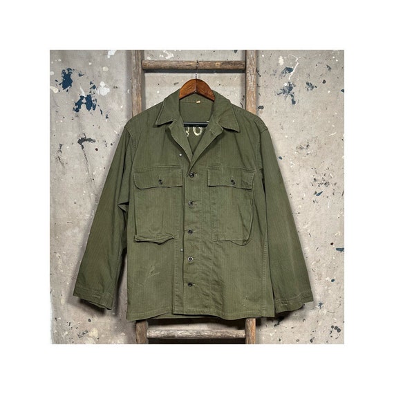 1940s ARMY M-43 HBT Shirt Early Plain Buttons - Etsy Denmark
