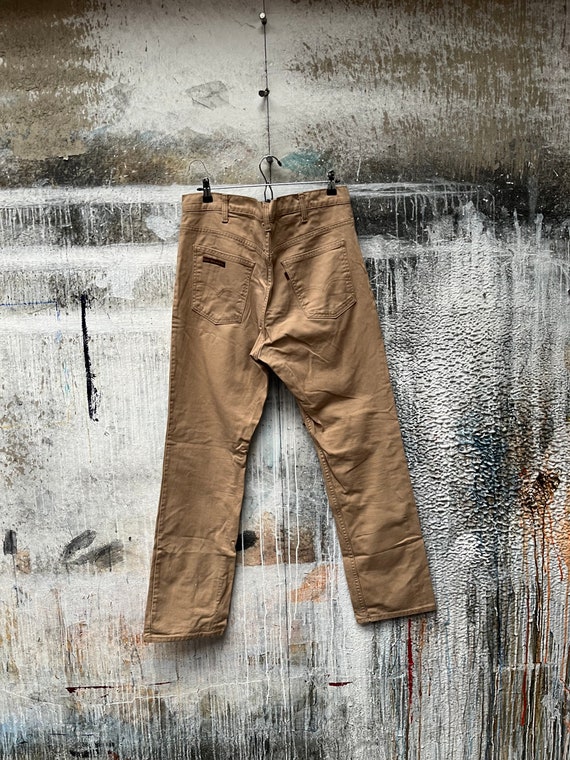 1970s Levi's Khaki Jeans 34 Waist - image 4