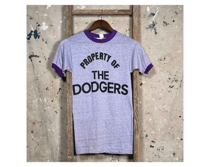 Purple LA Dodgers '80s Champion T-shirt *Deadstock