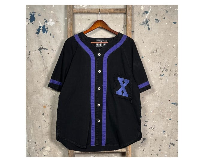 Machine Gun Y2K Baseball Jersey Embroidered