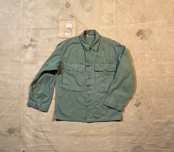 1940s M-43 HBT Shirt US Army Deadstock