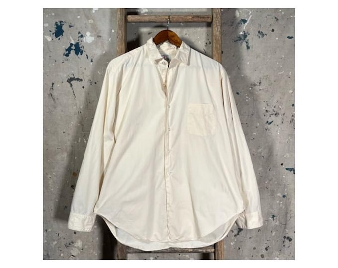1960s White Button Down by Arrow
