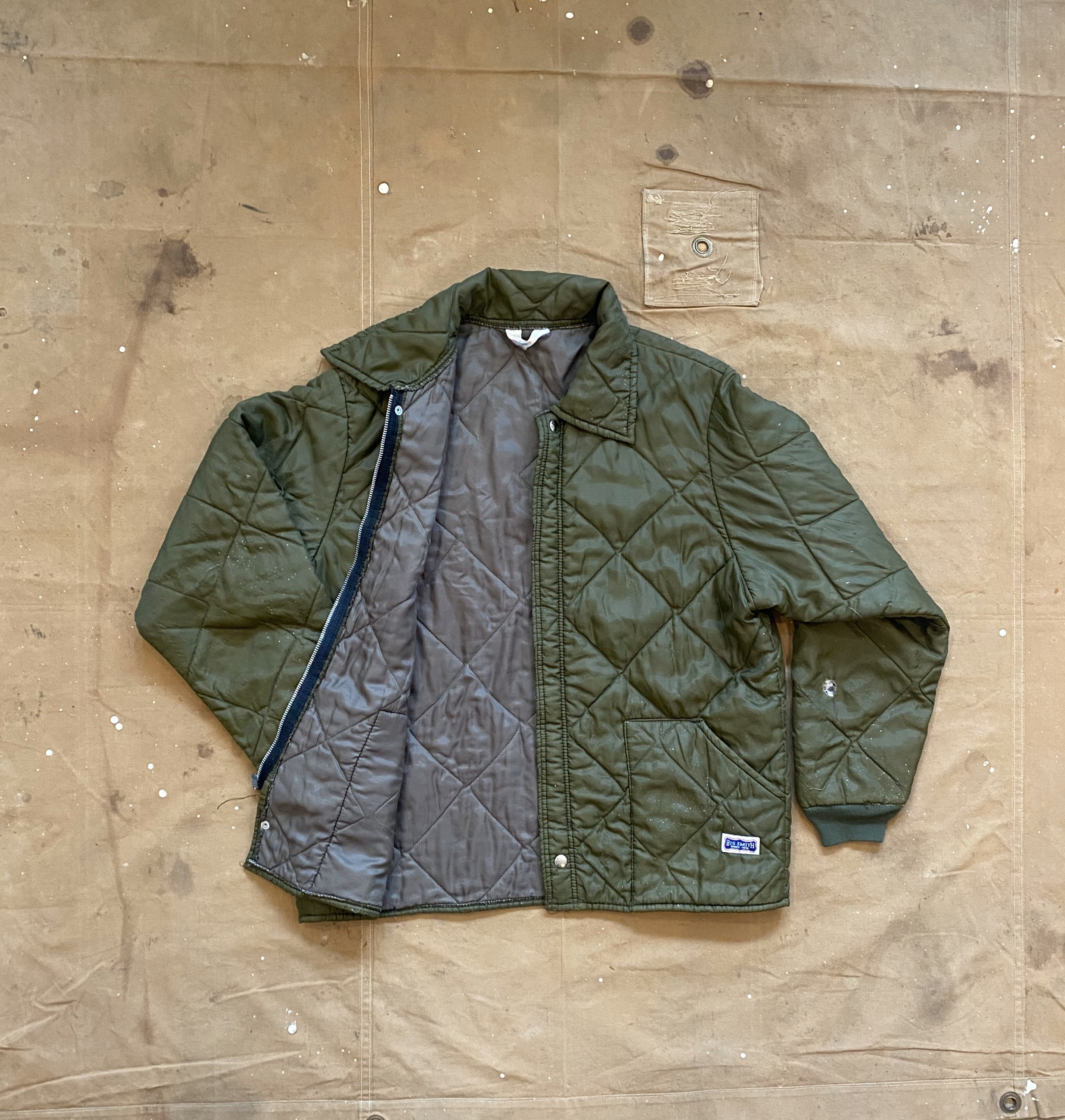 Big smith top quilted jacket