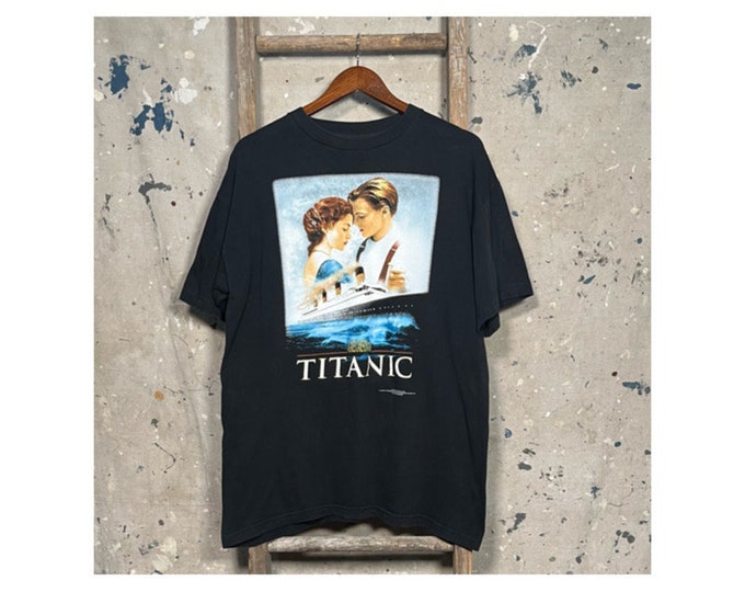 1998 Titanic Movie T-shirt James Cameron Promo