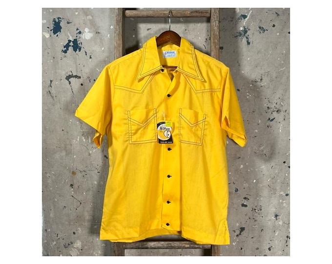 Hilton 1970s Bowling Shirt *Deadstock