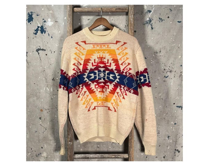 1970s Pendleton Western Sweater