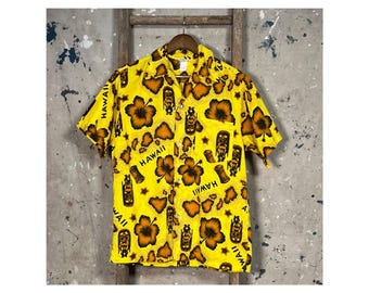 Authentic 1960s Hawaiian Shirt All Cotton