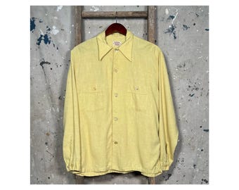 Knit '50s Button Down Shirt By Lion Sportswear