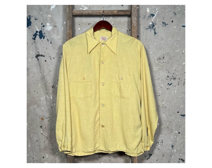 Knit '50s Button Down Shirt By Lion Sportswear