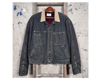 Black Denim '90s Polo Ralph Lauren Trucker Jacket USA