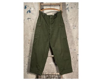 1960s Herringbone Twill Trousers