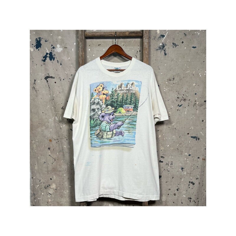 LL Rain 90s Grateful Dead Liquid Blue T Shirt XL