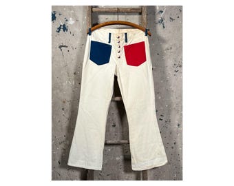 Hippy Bell Bottoms By Big Yank 32 Waist