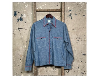 史上一番安い 1950's Vintage Hercules 1 17 Shirt Work Twill Army Roughshod トップス