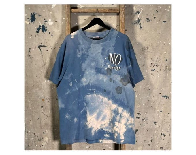 Bleached 1990s No Doubt T-shirt Double-Sided