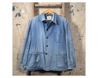 Sun Bleached Herringbone Twill Chore Jacket