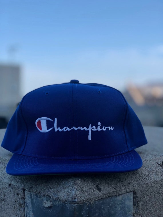 champion blue cap