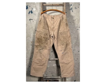 Thrashed Carhartt Double Knee Duck Canvas Pants