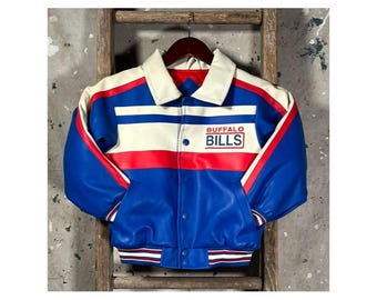 1990s Buffalo Bills Leather Jacket