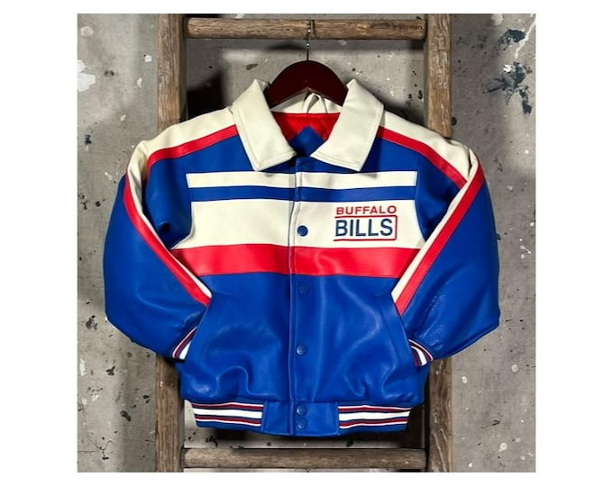 1990s Buffalo Bills Leather Jacket
