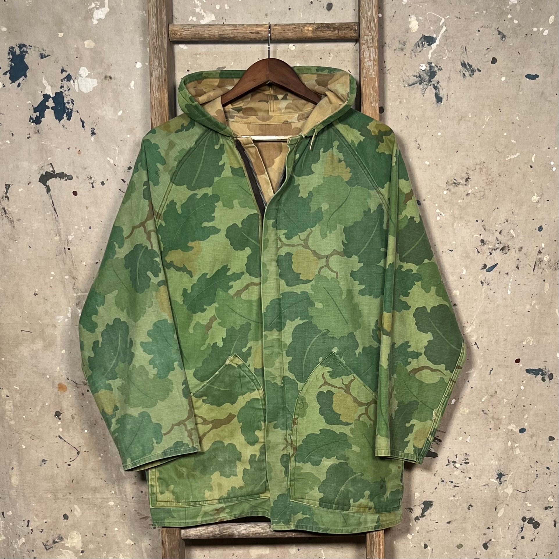 60s ミッチェルカモリバーシブルハンティングジャケットKAMO