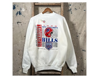 Deadstock 1990s Buffalo Bills XXV Crewneck Sweatshirt